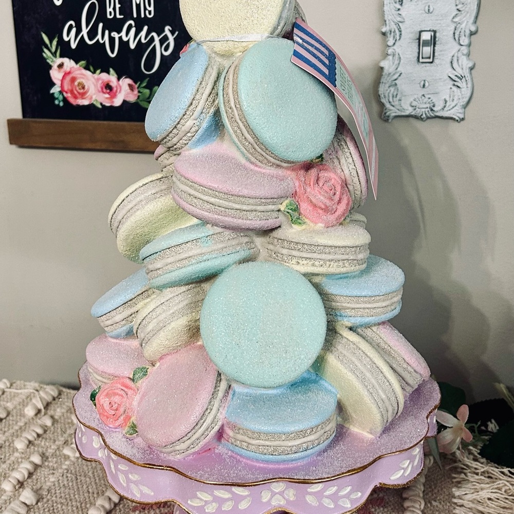 Pastel Macaron Tower Cake /Dessert Decoration
